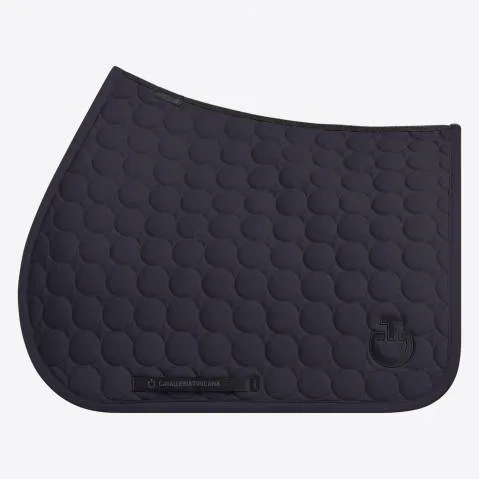 Offre Limite Tapis de selle Circle Quilted Gris fonc – Cavalleria Toscana – Jersey respirant – Gris fonc – Cheval