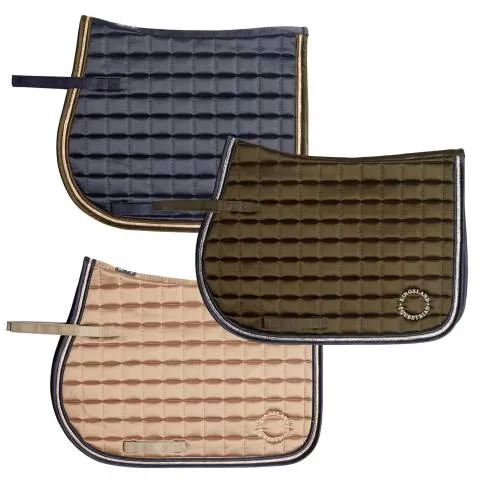 Tapis de selle mixte KlSelena - Kingsland - bleu marine - Mixte - Cheval Commander Maintenant