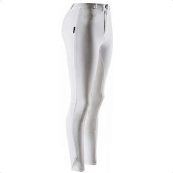 Meilleure Vente Pantalon Pro Coton Fond Clarino dame - Equithme - blanc - 44