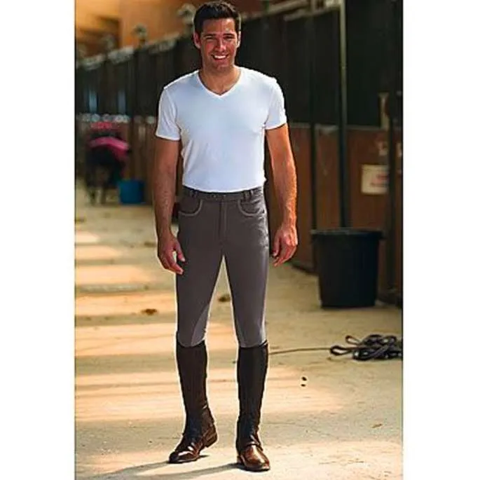 Offre Spciale Culotte C.S.O. Burghley microfibres homme – blanc – 48