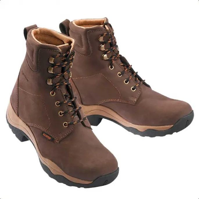 Prix Cass Boots lacets Dermo Dry - Equithme - brun - 41