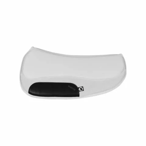 Tapis de selle western barrel TT+Sympa Blanc - Burioni - Sympatex respirant Promotion Saisonnire