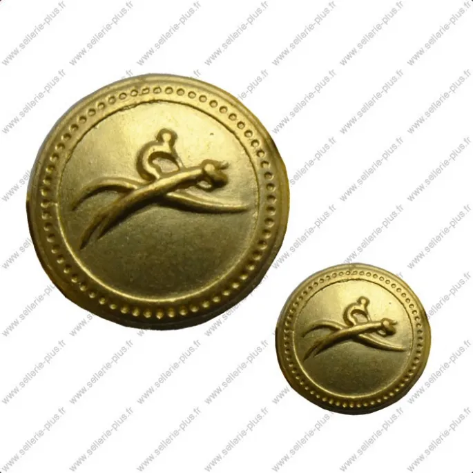 Solde Bouton dor Equithme pour veste de comptition d'quitation - grand modle