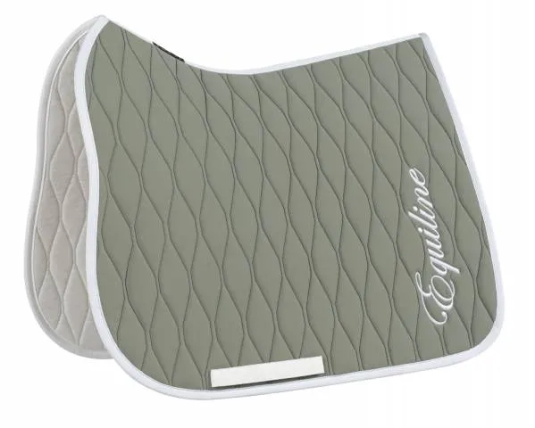 Tapis de selle technique logo Esme DRESSAGE – EQUILINE – Vert – Dressage – Cheval Nouvelle Collection