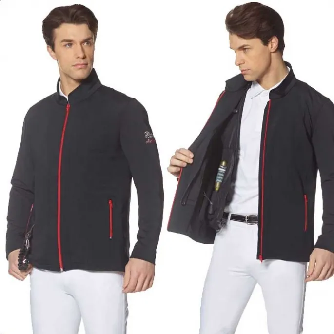 Dernier Modle Blouson Softshell Airsafe homme – Privilge Equitation – marine – homme – 56