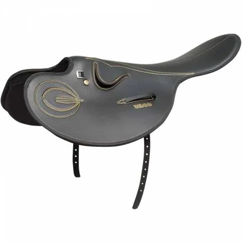Achat Immdiat Selle de course synthtique 1,5 kg 1 sanglon Zilco – Noir – Synthetique