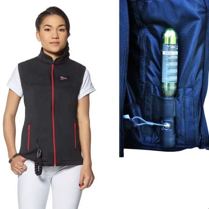 Nouvelle Collection Gilet sans-manches Softshell Airsafe Dame - Privilge Equitation - noir - femme - 40