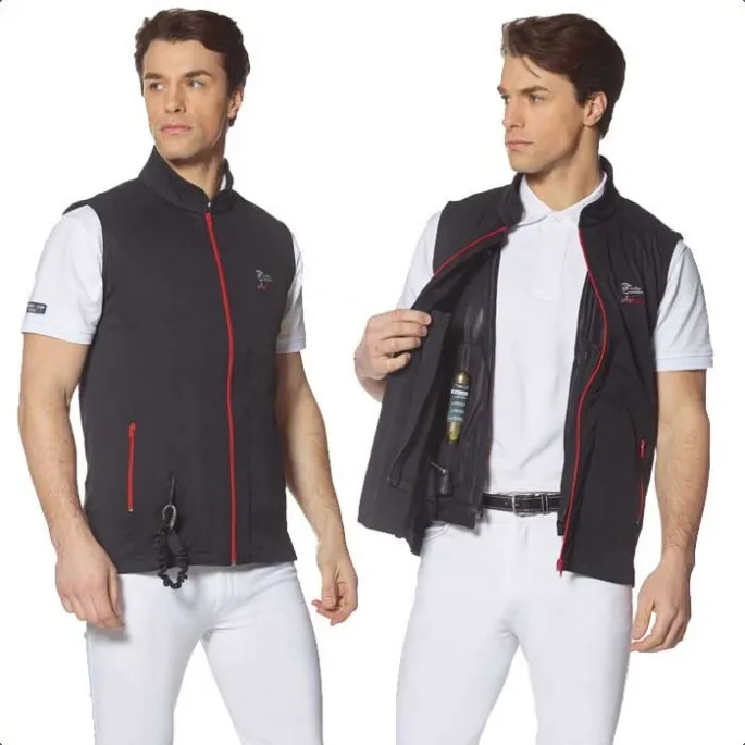 Gilet sans-manches Airsafe Homme - Privilge Equitation - marine - homme - 52 Affaire Saisir