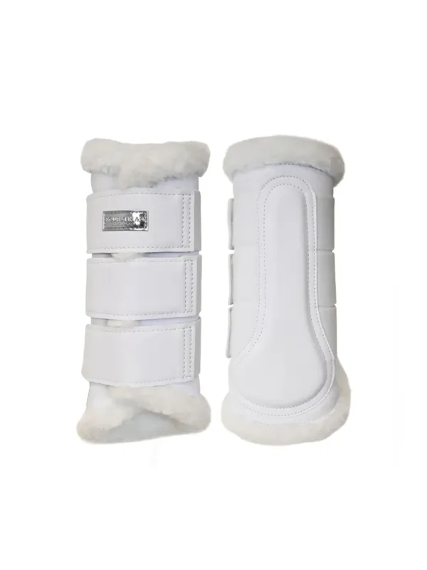 Protectores Doma Borreguillo Blanco Plata Equestian Stockholm - Blanco / L Bon March