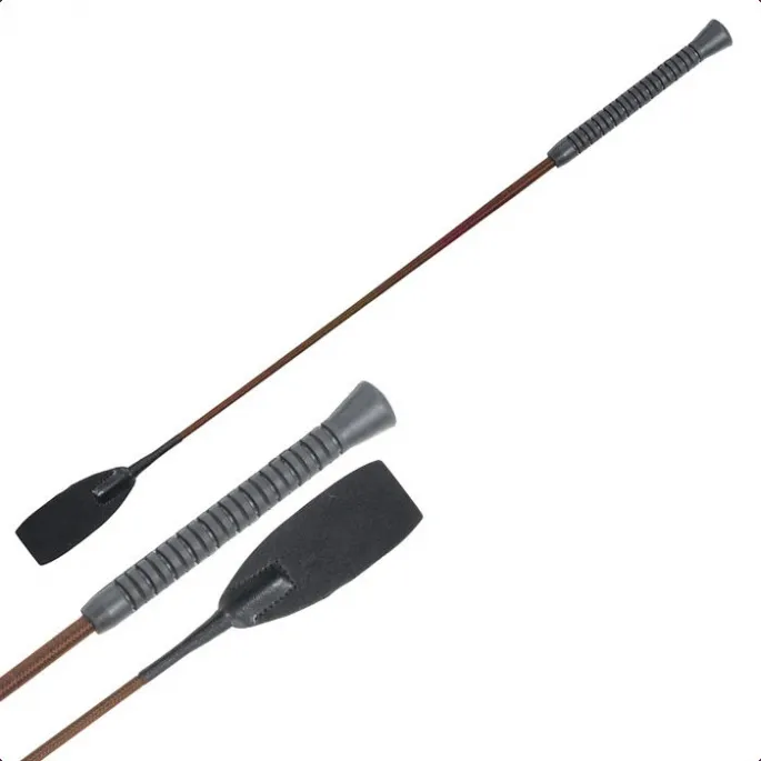 Cravache Jumping - Whip & Go - marine - 65 cm Promotion