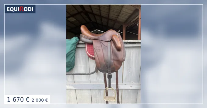 Selle de dressage Forestier modle aachen 17 pouces Paiement Scuris