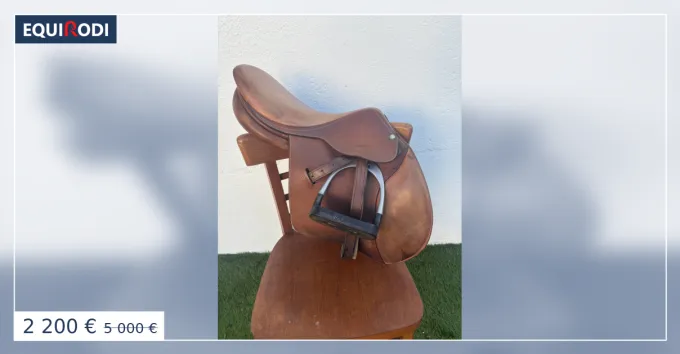 Haute Qualit Sublime selle d'obstacle Frdric Butet Plate 16 pouces