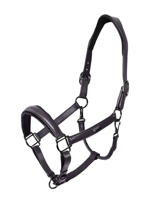Offre Exclusive Cabezada de Cuero Anatmica Glimmer Equestrian Stockholm - Teal Blue / Pony