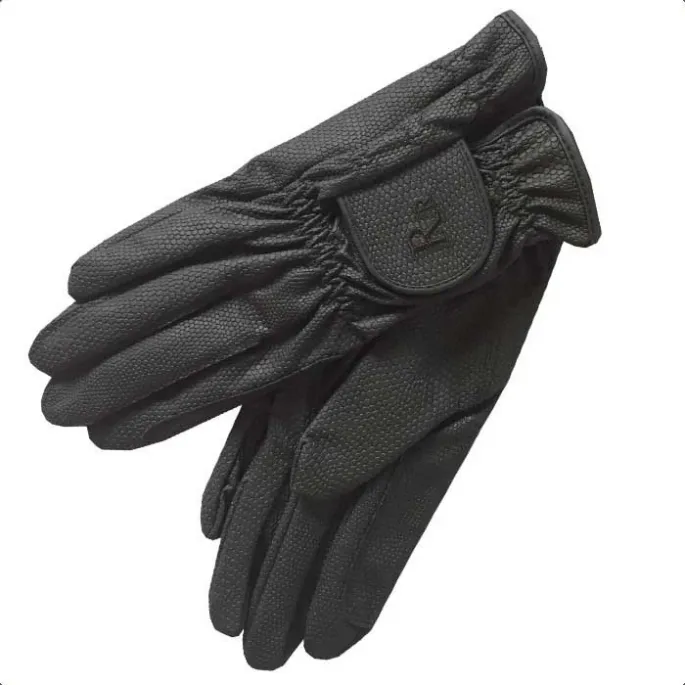 Gants d&rsquo;quitation RR Sports Style 1 adultes – noir – 7.5 Acheter Direct