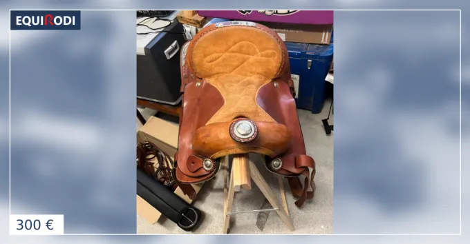 Prix Bas VENDS SELLE WESTERN CUIR