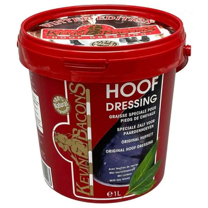 Remise Graisse pour Sabots Hoof Dressing noir hiver – Kevin Bacon&rsquo;s – noir – 1 litre