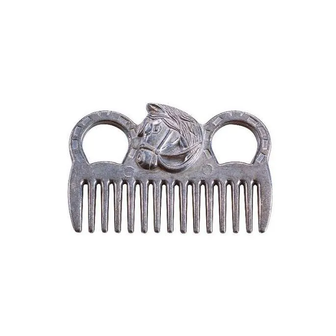 Peigne queue aluminium tte de cheval - HippoTonic - aluminium Vente Directe