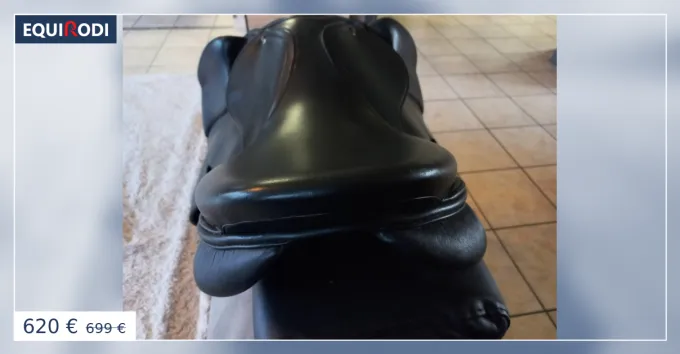 Selle CSO cuir doubl 16,5 Pas Cher