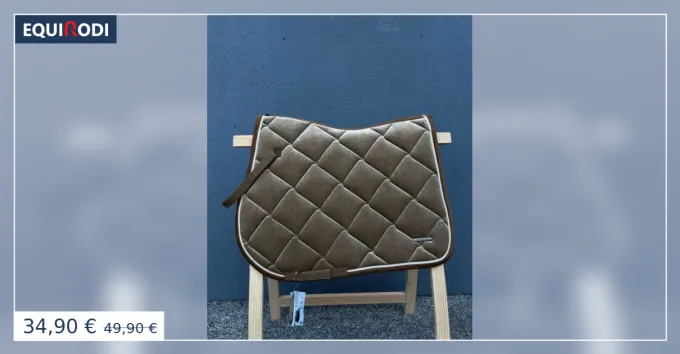 Tapis de selle Lamicell Velours taupe Nouvel Arrivage