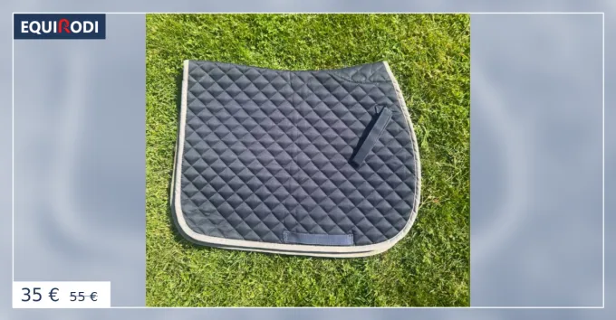 Tapis de selle bleu marine mixte Retour Gratuit