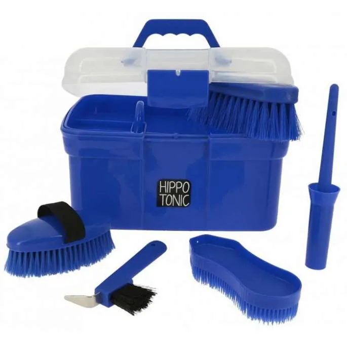 Coffre de pansage enfant - Hippotonic - bleu roy - petit modle Affaire Saisir