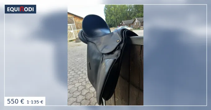 Selle de dressage 17 pouces Eric Thomas Achat Immdiat