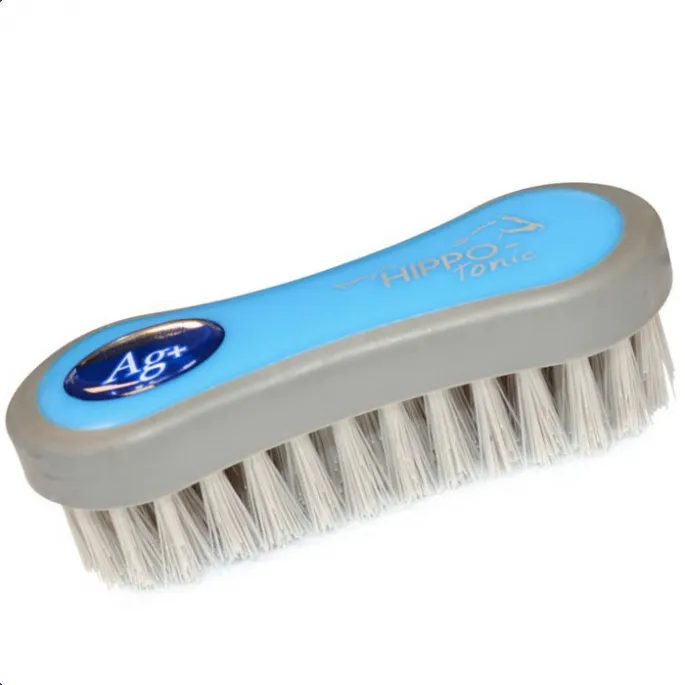 Brosse de tte antimicrobienne - Hippotonic - bleu ciel Prix Choc