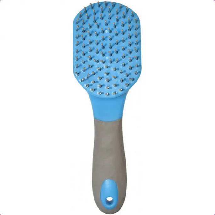 Brosse crinire antimicrobien - Hippotonic - bleu ciel Usine Directe