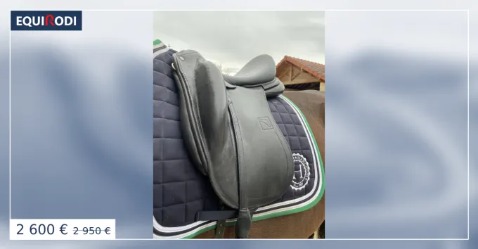 Selle dressage CHILDERIC modle DPL 2 Taille 17.5 Haute Qualit