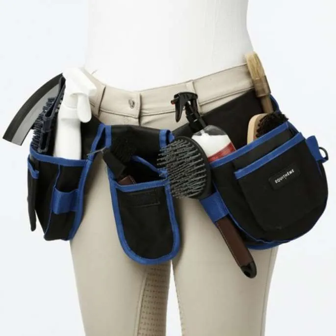 Haute Qualit Ceinture de pansage Equithme - gris/vert