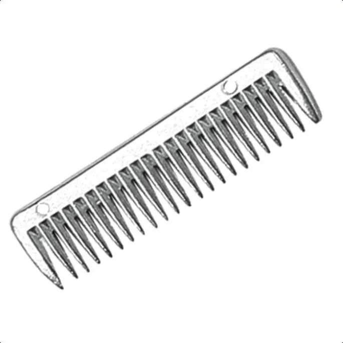 Peigne crins Jockey Hippotonic aluminium - aluminium Promotion