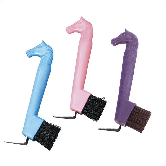 Cure-pieds brosse tte de cheval - HippoTonic - bleu ciel Retour Gratuit