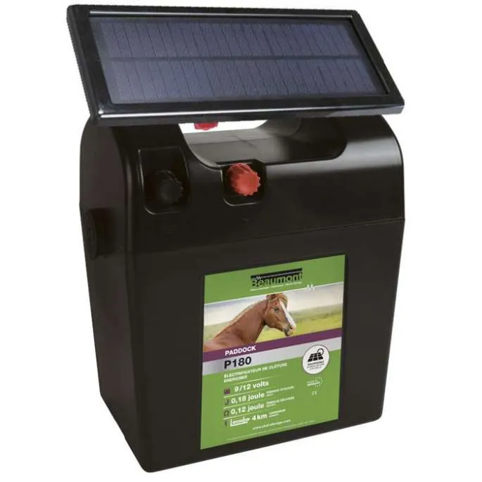 Poste pile Paddock P180 solaire - Beaumont - l'unit - supplment 10,00 Achetez Aujourdhui