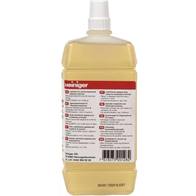 Huile pour tondeuse recharge 500ml – Heiniger – 500 ml Commander Maintenant