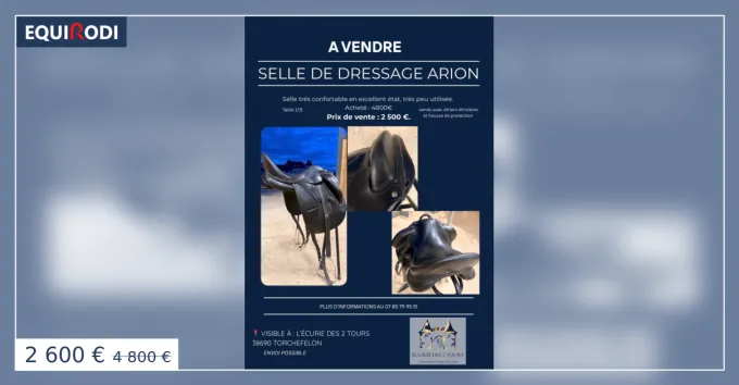 Selle de dressage Arion Nouvel Arrivage