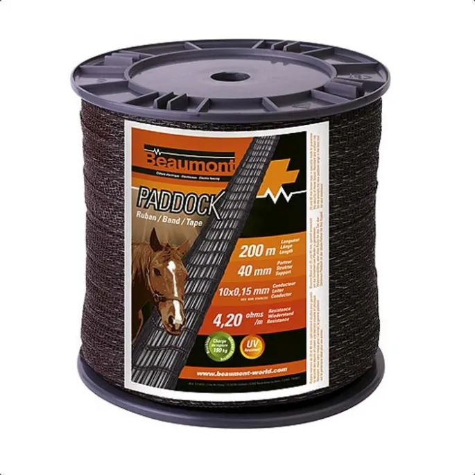Prix Cass Ruban Beaumont Paddock 40 mm / 200m – marron – supplment 1.00  – 40 mm/200 m