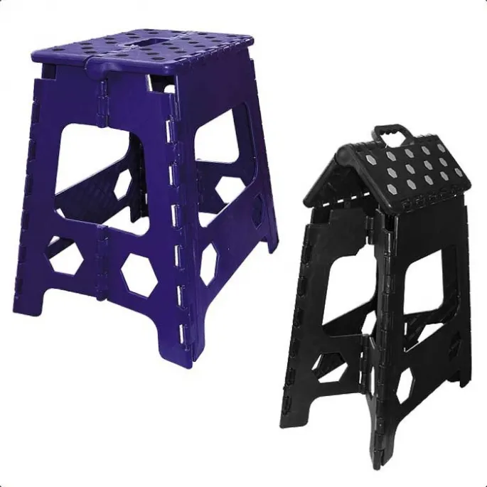 Tabouret marchepied pliant – Hippotonic – noir /gris Offre Limite