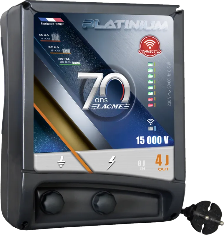 Expdition Rapide lectrificateur secteur Platinium 4000 S Connect'LD 15 000 V