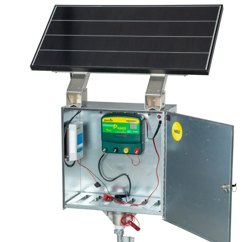 Petit Prix P4600 avec botier antivol+module solaire+batterie AGM 100Ah