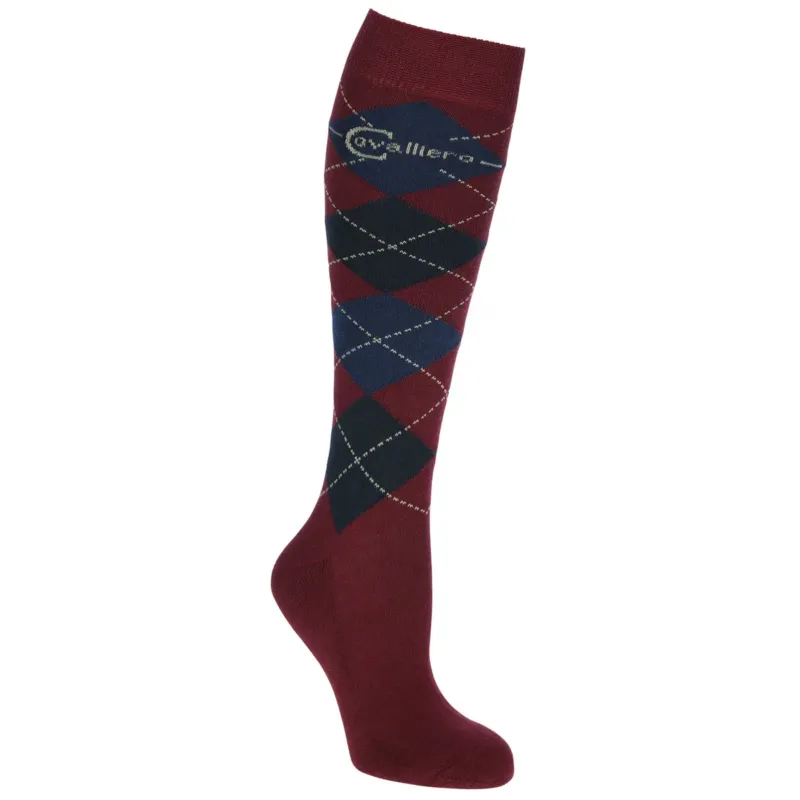 Must-Have Chaussettes d'quitation Brescia merlot/gris graphite