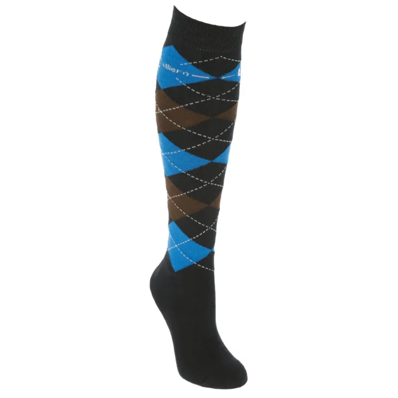 Offre Exclusive Chaussettes d'quitation Brescia bleu fonc