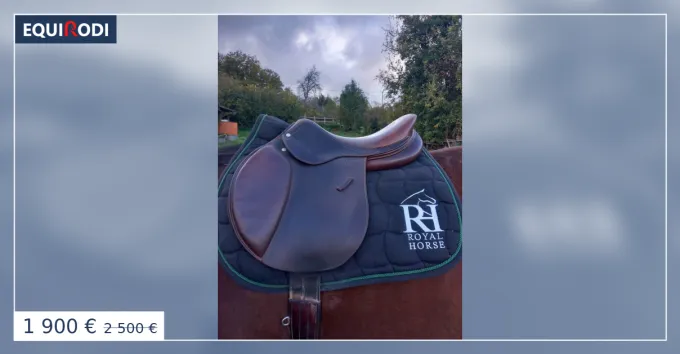 Selle Eric Thomas comme neuve, 17,5 Offre Spciale