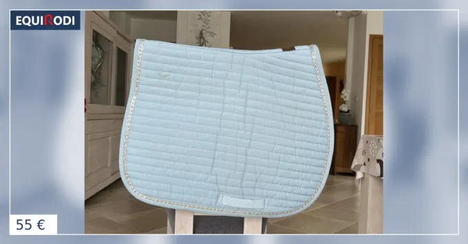 Vente Flash Tapis de selle Harcour viola bleu glacial