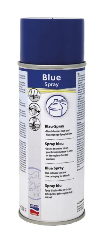 Spray bleu traitement de la peau et des onglons 200ml Pas Cher
