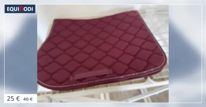 Pas Cher Tapis de selle bordeaux