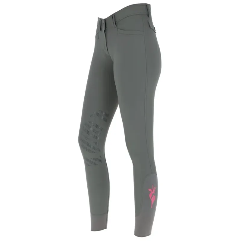 Pantalon d'quitation Janne femme gris graphite Nouvelle Collection