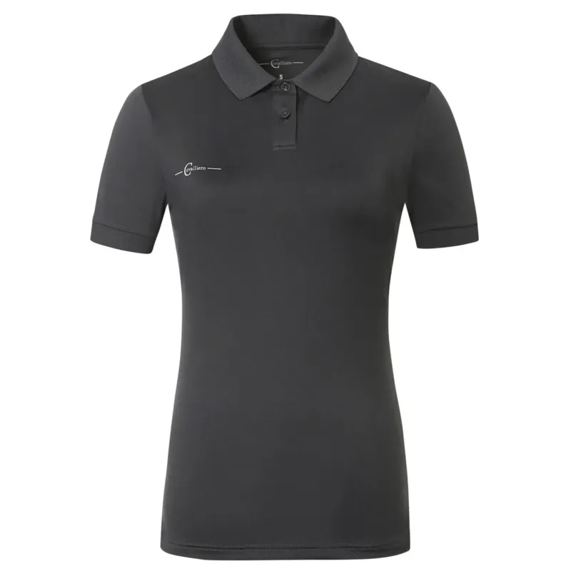Polo manches courtes femme gris graphite Dernier Modle