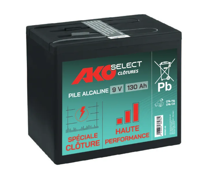 Pile alcaline AKO Select 9V 130Ah Achetez Aujourdhui