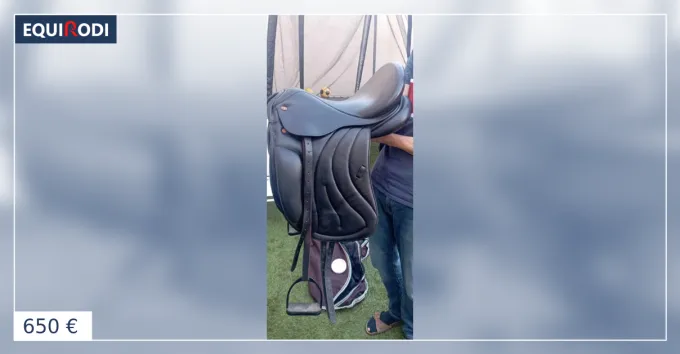 Selle de dressage en cuir Eric Thomas Remise
