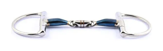 Mors olives Jump'In double brisure blue steel - 125 mm Petit Prix